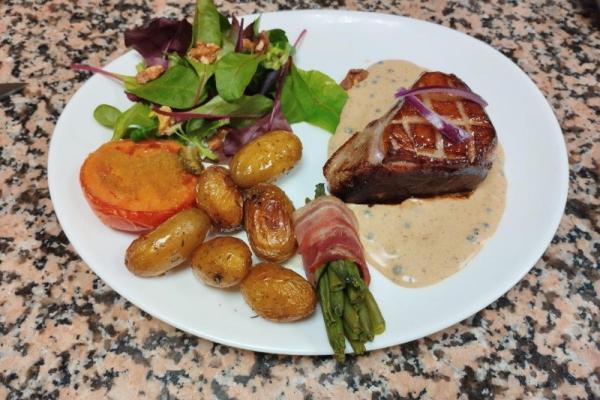 Pavé de canard grillé