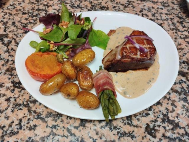 Pavé de canard grillé